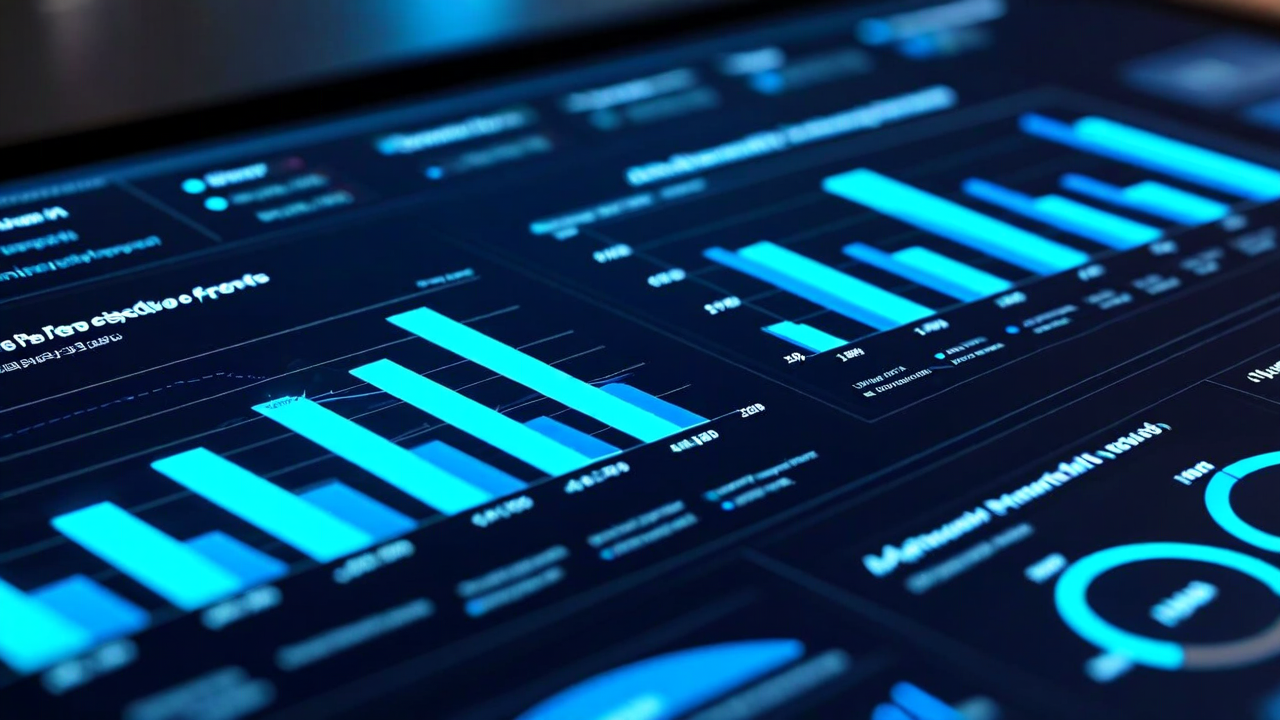 AI-powered analytics dashboard interface